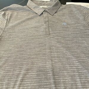 Travis Mathew Gray Polo Size Large